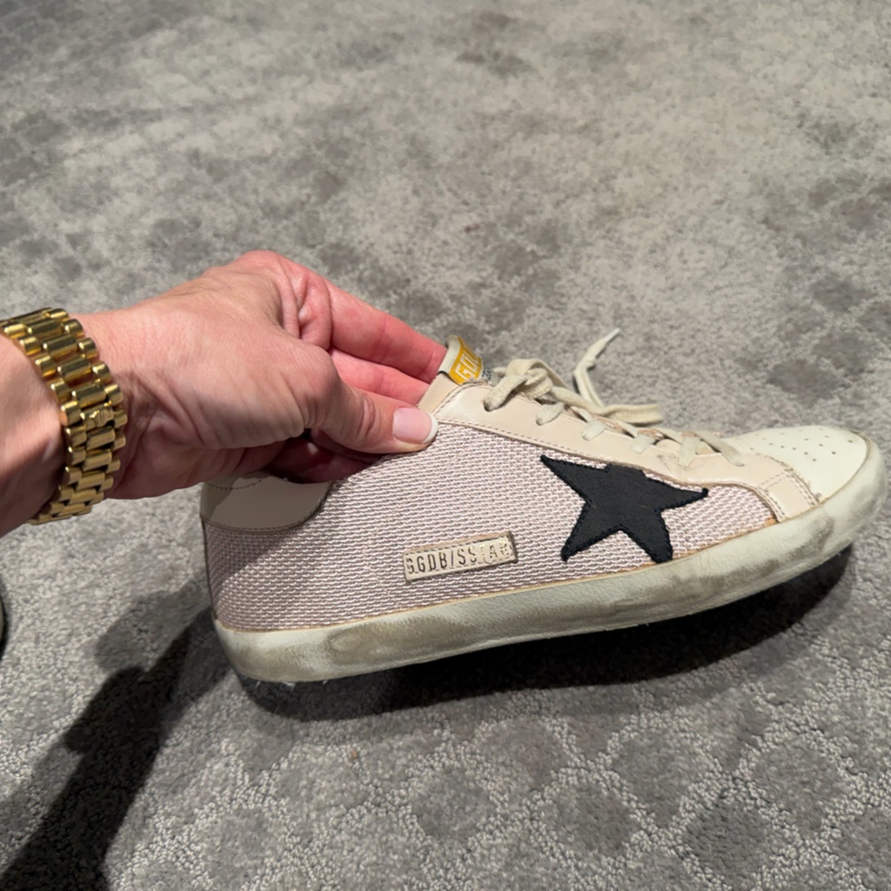 Golden Goose Superstar Women's Beige/pink sz 39